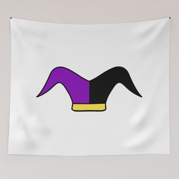 Item preview, Jester, Joker or Clown Black and Purple Icon designed and sold by shennix.