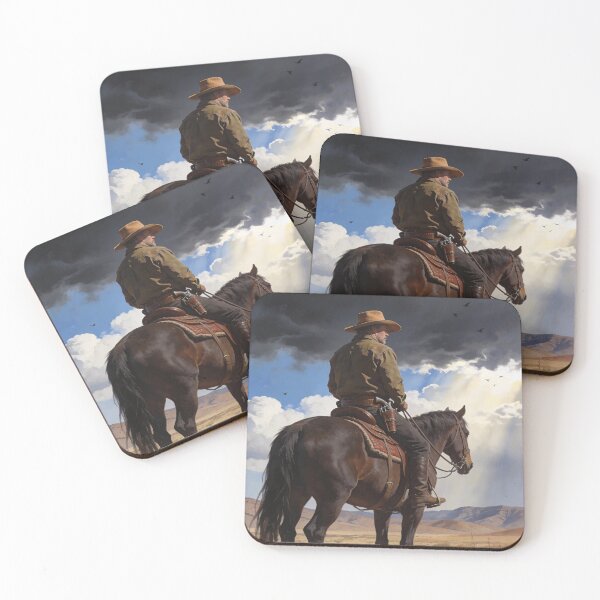Item preview, Camiseta de vaquero occidental frente a la tormenta designed and sold by Eternal Kingdom Store.