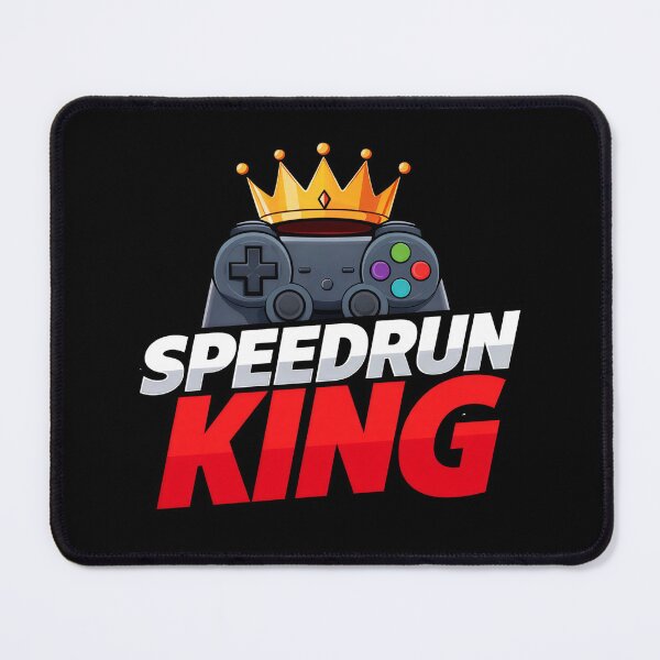 Item preview, Speedrun King Crown Controller Design – Competitive Gamer Graphic designed and sold by PHRASEandSTYLE.