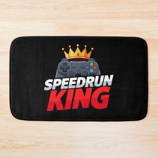 Item preview, Speedrun King Crown Controller Design – Competitive Gamer Graphic designed and sold by PHRASEandSTYLE.