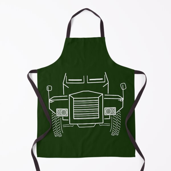 Item preview, Humber Pig 1950s military truck white outline designed and sold by soitwouldseem.
