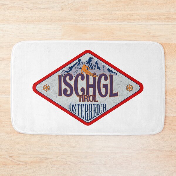 Item preview, Ischgl, Tirol, Osterreich, Austria, Vintage skiing badge design designed and sold by Wanderful-roads.