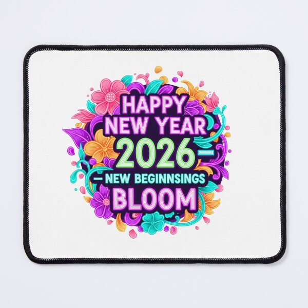 Item preview, Vibrant Happy New Year 2026 Bloom Floral Celebration designed and sold by lojadpop.