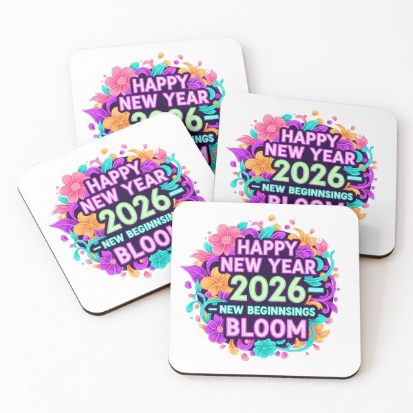 Item preview, Vibrant Happy New Year 2026 Bloom Floral Celebration designed and sold by lojadpop.