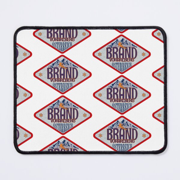 Item preview, Brand, Vorarlberg, Osterreich, Austria, Vintage skiing badge design designed and sold by Wanderful-roads.