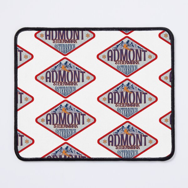 Item preview, Admont, Steiermark, Osterreich, Austria, Vintage skiing badge design designed and sold by Wanderful-roads.