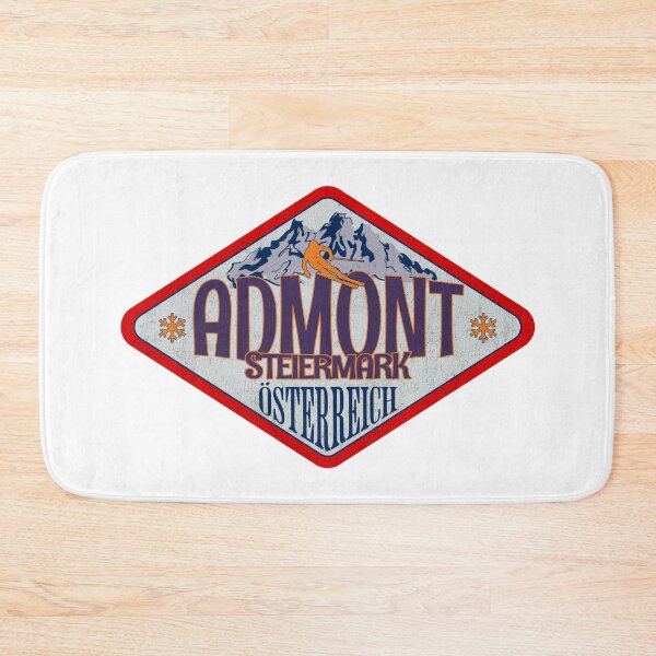 Item preview, Admont, Steiermark, Osterreich, Austria, Vintage skiing badge design designed and sold by Wanderful-roads.