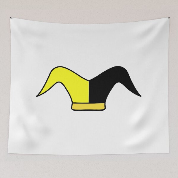Item preview, Jester, Joker or Clown Black and Yellow Icon designed and sold by shennix.