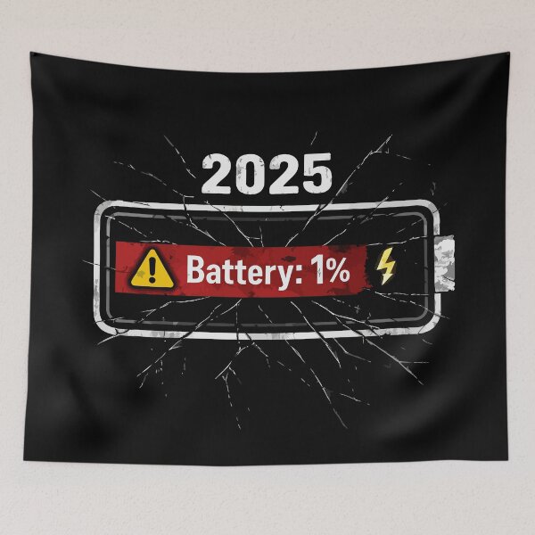 Item preview, 2025 Battery: 1% designed and sold by xmoudx.