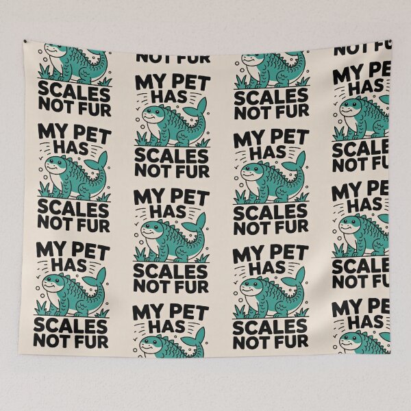 Item preview, My pet has scales, not fur designed and sold by Agu210.