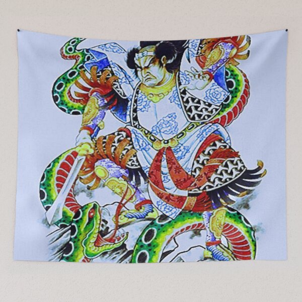 Item preview, Samurai & Snake designed and sold by NightRaida.