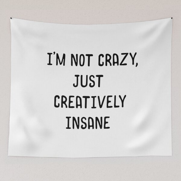 Item preview, I'm not crazy designed and sold by witchlingart.