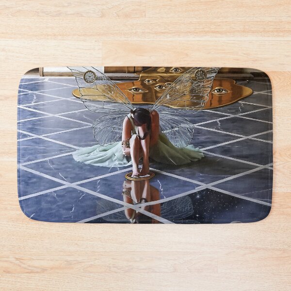 Item preview, The Dreamer's Threshold – Surreal Reflection in Eternal Light designed and sold by StillnessInDecay.