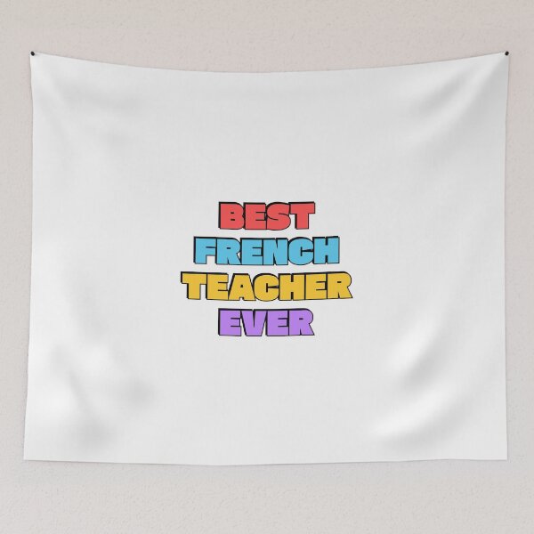 Item preview, Best French Teacher Ever  designed and sold by Inspirationmotivation.