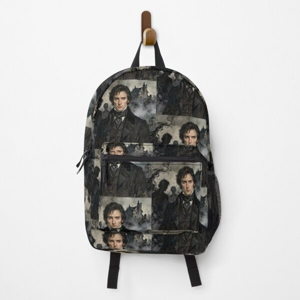 Item preview, Lord Byron Illustration from The Bronte Sisters influence character portrait art designed and sold by Vintage Designs +.