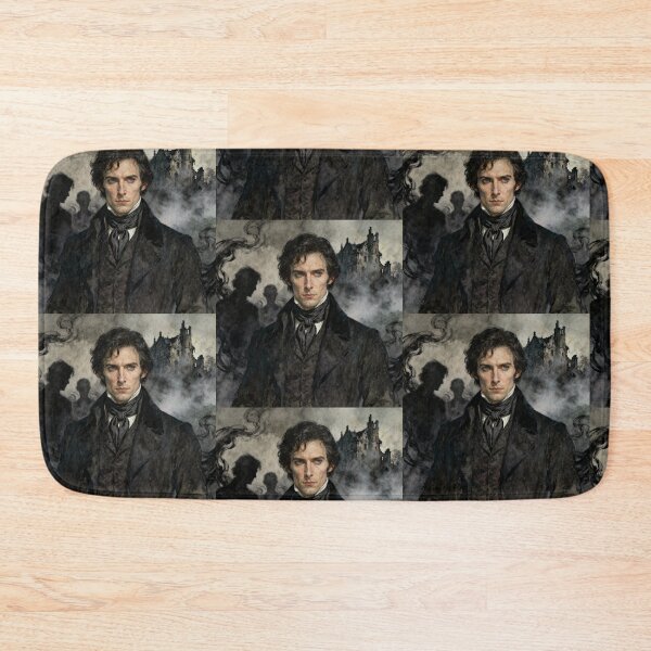Item preview, Lord Byron Illustration from The Bronte Sisters influence character portrait art designed and sold by Vintage Designs +.