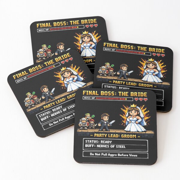 Item preview, Final Boss: The Bride – Pixel RPG Wedding Showdown designed and sold by ArgentoArt.