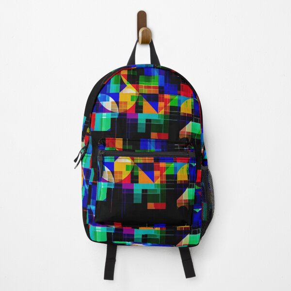 Item preview, Color Tile Composition – Geometric Abstract Blocks designed and sold by NizuCaCi.