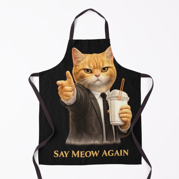 Item preview, Say Meow Again – Funny Cat Movie Parody Design designed and sold by Laughprints.