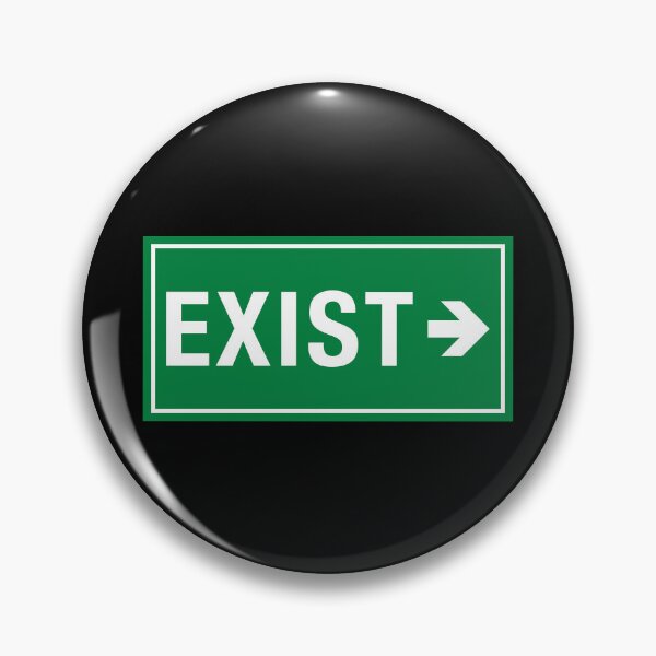 Item preview, Dramatic exit door sign designed and sold by Captain Banjo.