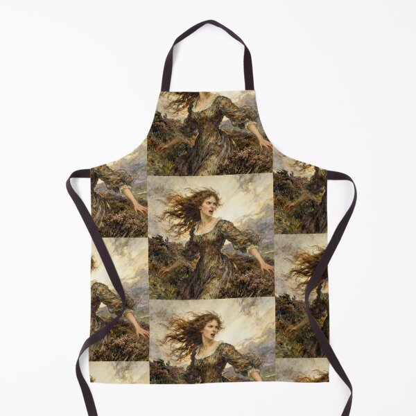 Item preview, Catherine Earnshaw Illustration from Wuthering Heights character portrait art designed and sold by Vintage Designs +.