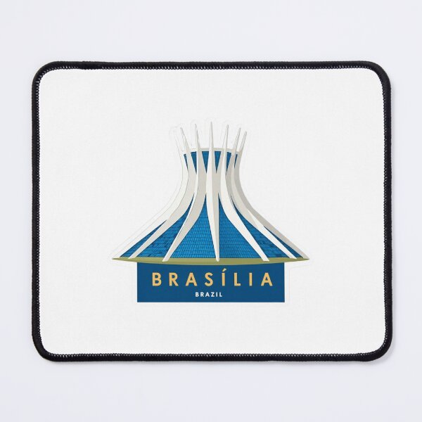 Item preview, Brasília Cathedral Brazil Oscar Niemeyer Modernist Religious Architecture Sticker designed and sold by Blurbean.