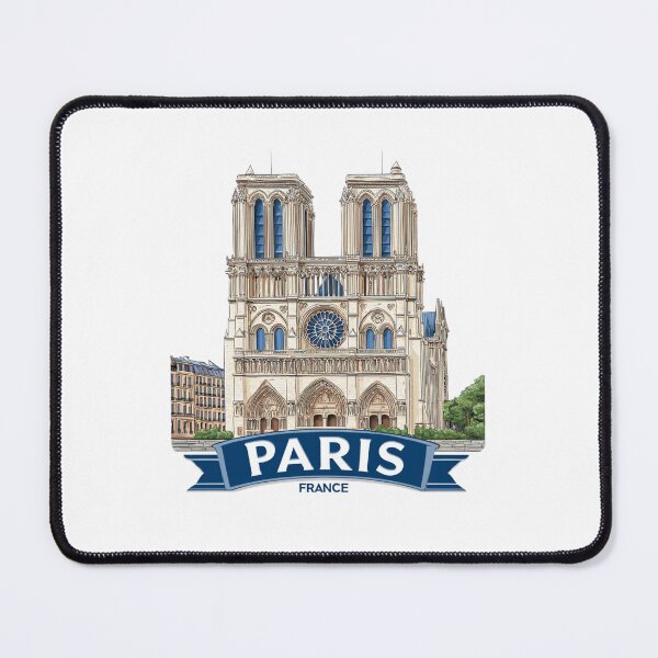 Item preview, Notre-Dame de Paris France Gothic Cathedral Medieval Architecture Travel Sticker designed and sold by Blurbean.