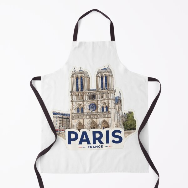 Item preview, Notre-Dame Cathedral Paris France Gothic Architecture Parisian Street Scene Sticker designed and sold by Blurbean.