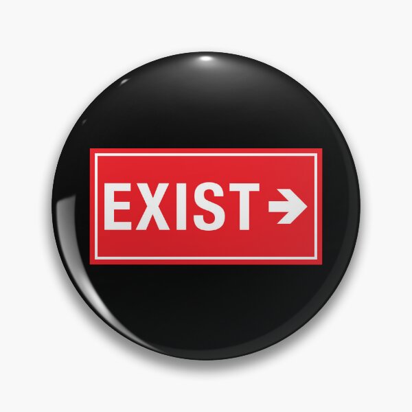 Item preview, Dramatic exit door sign designed and sold by Captain Banjo.