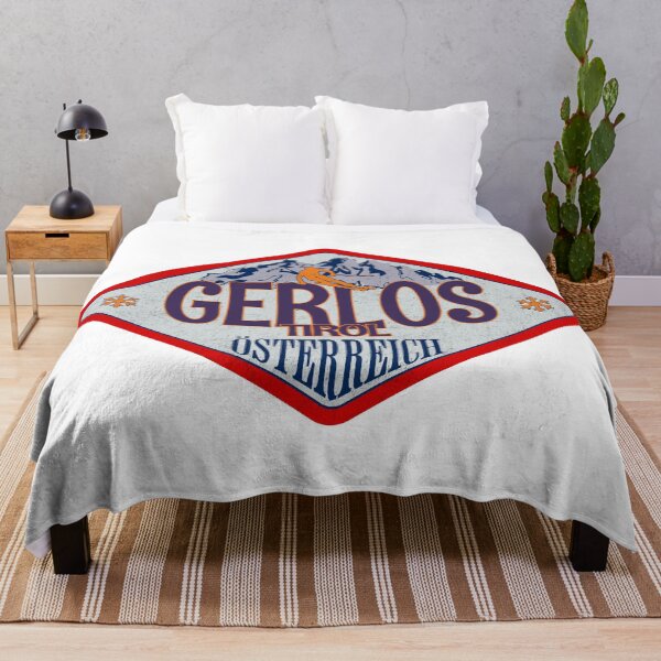 Item preview, Gerlos, Tirol, Osterreich, Austria, Vintage skiing badge design designed and sold by Wanderful-roads.
