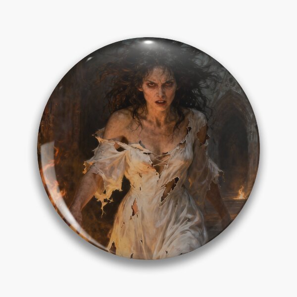 Item preview, Bertha Mason Illustration from Wuthering Heights character portrait art designed and sold by Vintage Designs +.