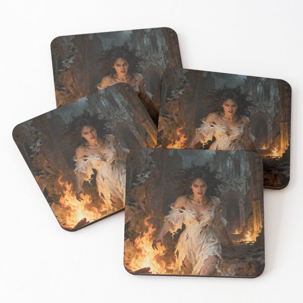 Item preview, Bertha Mason Illustration from Wuthering Heights character portrait art designed and sold by Vintage Designs +.