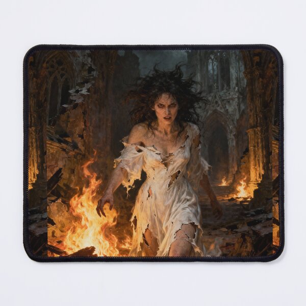 Item preview, Bertha Mason Illustration from Wuthering Heights character portrait art designed and sold by Vintage Designs +.