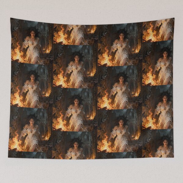 Item preview, Bertha Mason Illustration from Wuthering Heights character portrait art designed and sold by Vintage Designs +.