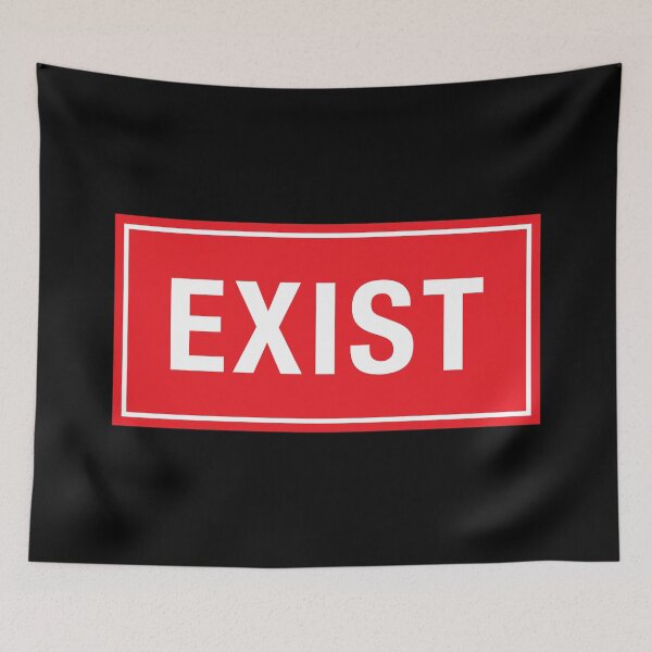 Item preview, Dramatic exit exist door sign designed and sold by Captain Banjo.