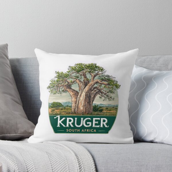 Item preview,  Kruger National Park South Africa Baobab Tree African Safari Wildlife Sticker  designed and sold by Blurbean.