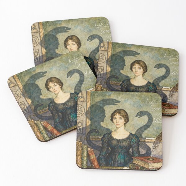 Item preview, Lucy Snowe  Illustration from Villette character portrait art designed and sold by Vintage Designs +.