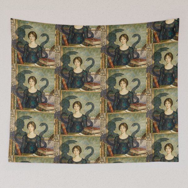 Item preview, Lucy Snowe Illustration from Villette character portrait art designed and sold by Vintage Designs +.
