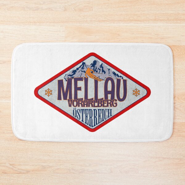 Item preview, Mellau, Vorarlberg, Osterreich, Austria, Vintage skiing badge design designed and sold by Wanderful-roads.