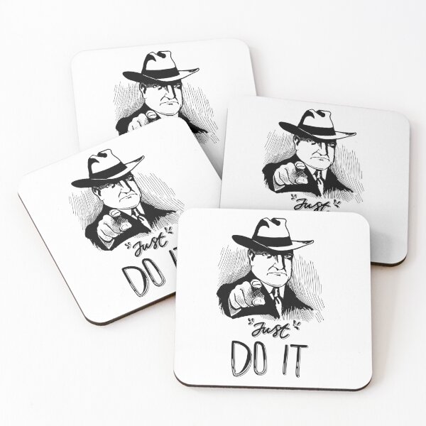 Item preview, Just Do It – Vintage Man Pointing Motivational Illustration designed and sold by MagicMicki.