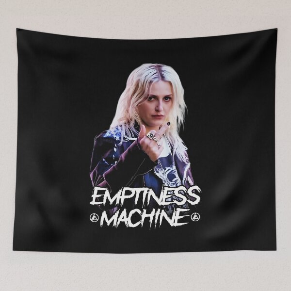 Item preview, Emily Armstrong Middle Finger Emptiness Machine Art designed and sold by VZCreativeLab.