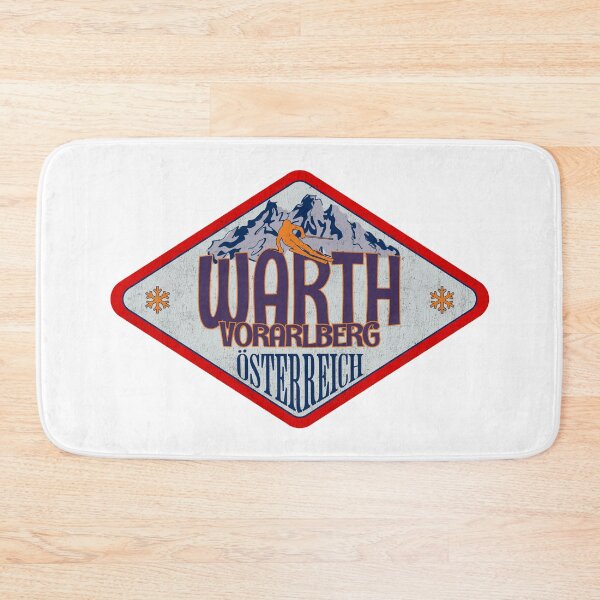 Item preview, Warth, Vorarlberg, Osterreich, Austria, Vintage skiing badge design designed and sold by Wanderful-roads.