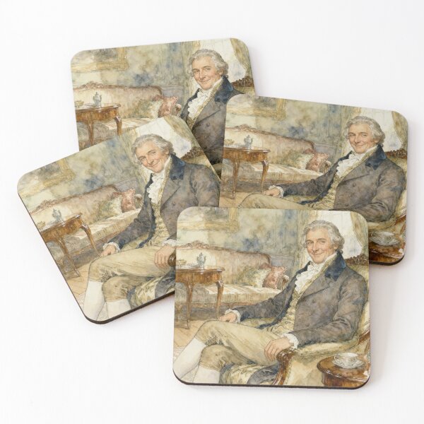 Item preview, Linton Heathcliff Illustration from Wuthering Heights character portrait art designed and sold by Vintage Designs +.