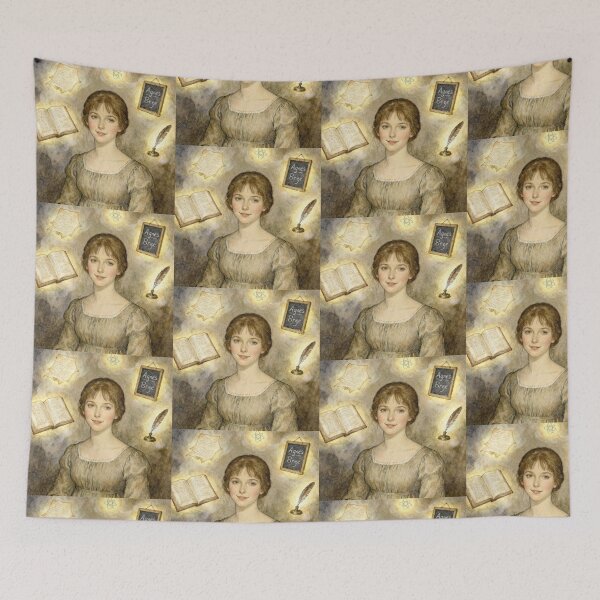 Item preview, Agnes Grey Illustration from Agnes Grey character portrait art designed and sold by Vintage Designs +.
