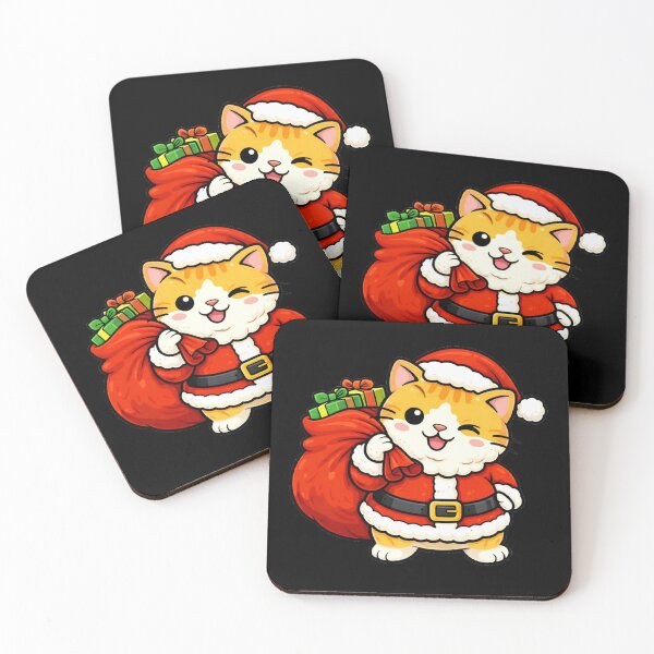 Item preview, Cute Santa Cat Holding Gifts | Funny Christmas Cat designed and sold by Shtex.