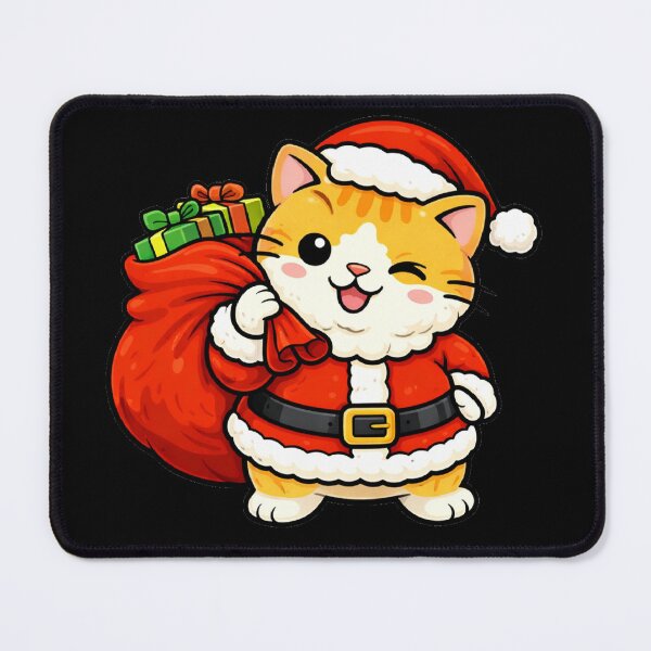 Item preview, Cute Santa Cat Holding Gifts | Funny Christmas Cat designed and sold by Shtex.