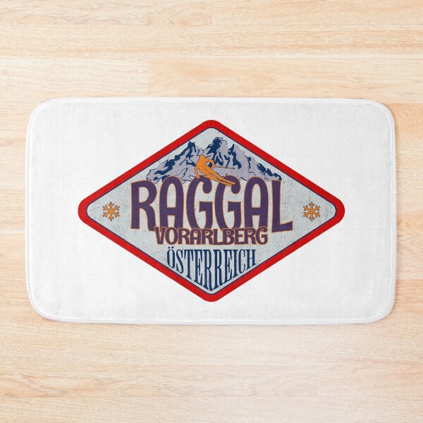 Item preview, Raggal, Vorarlberg, Osterreich, Austria, Vintage skiing badge design designed and sold by Wanderful-roads.