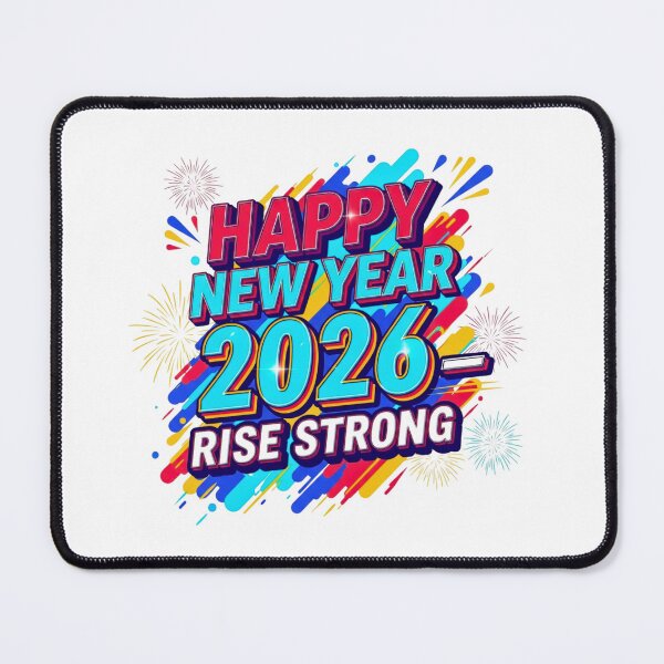 Item preview, Happy New Year 2026 | Rise Strong Celebration Pop Art designed and sold by lojadpop.