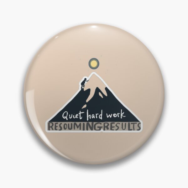 Item preview, Quiet Grind Loud Results – Motivational Mindset Quote Sticker designed and sold by MyDesigneStore.