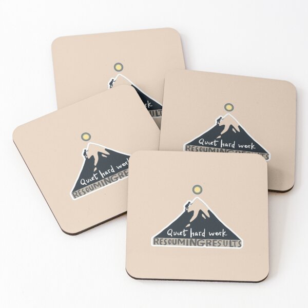 Item preview, Quiet Grind Loud Results – Motivational Mindset Quote Sticker designed and sold by MyDesigneStore.
